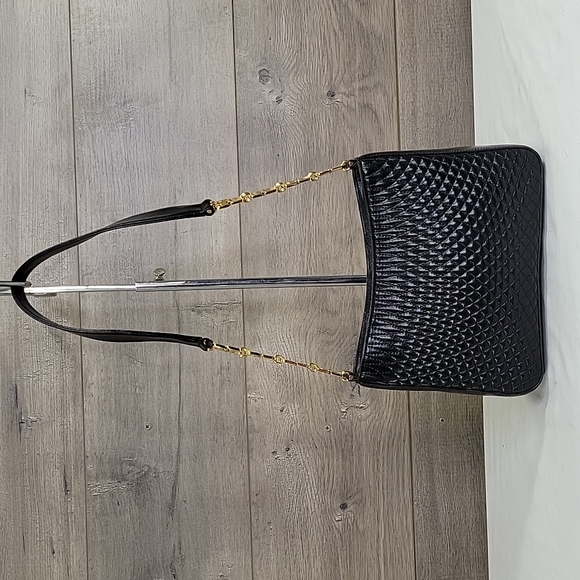 Bally Bags Bally Black Quilted Leather Shoulder Bag Poshmark